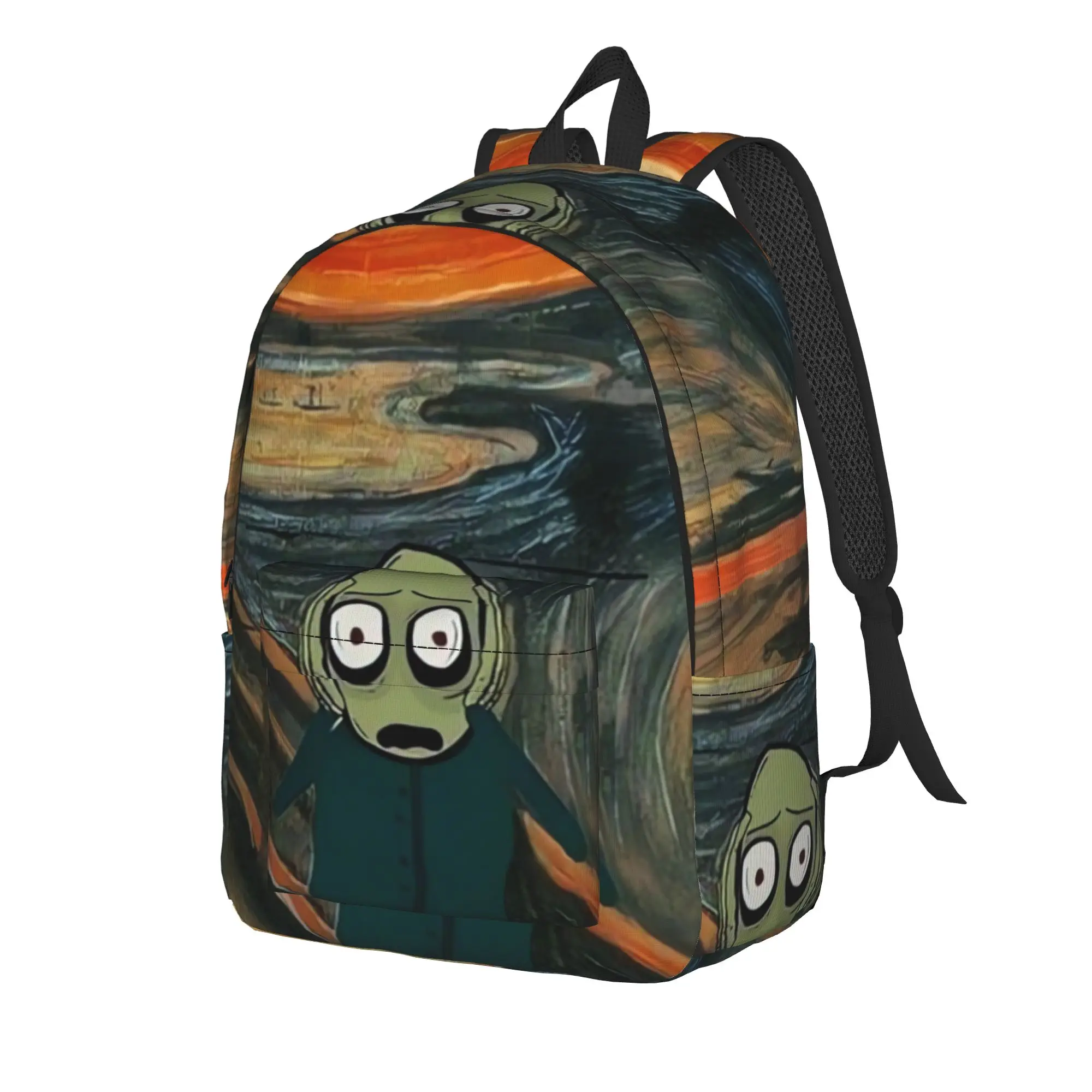 David Firth Salad Fingers Y2K Horror Backpack  Workout Backpacks Women Men Funny School Bags High Quality Pattern Rucksack