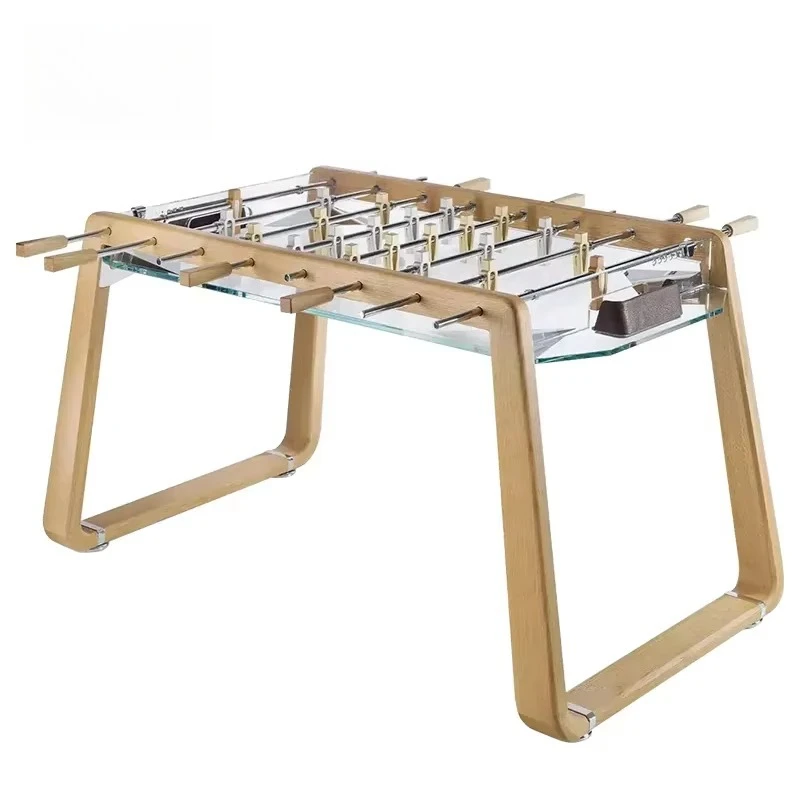 C-ustom New Design Table Football Machine Metal Player Soccer Table Wooden Indoor Soccer Table