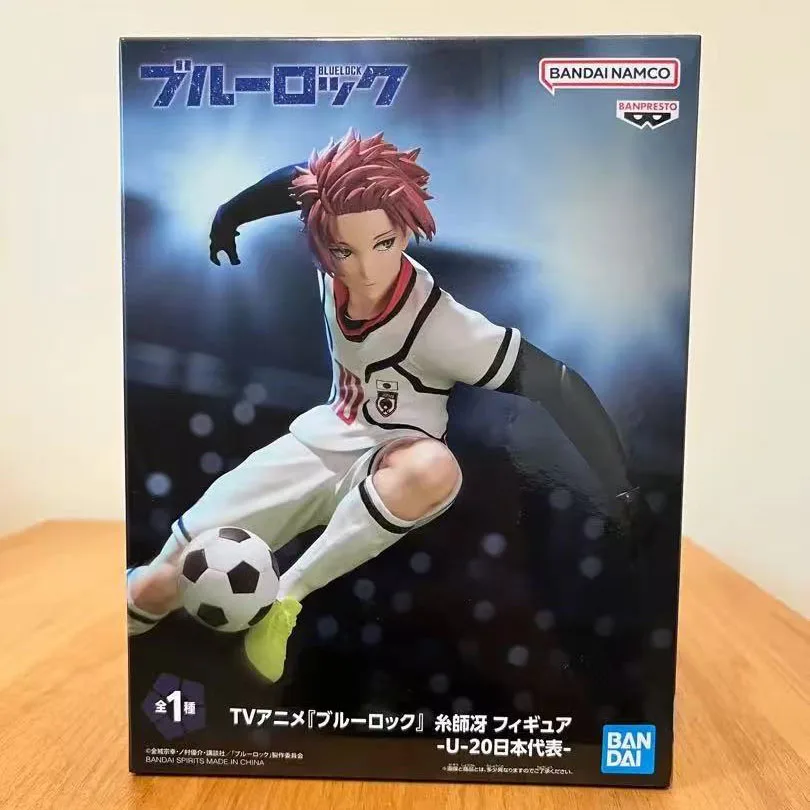 

New Bandai Banpresto Blue Lock Itoshi Sae Figure U20 Figure Original Model Anime Office Ornament Doll Toy Desktop Ornaments Gift