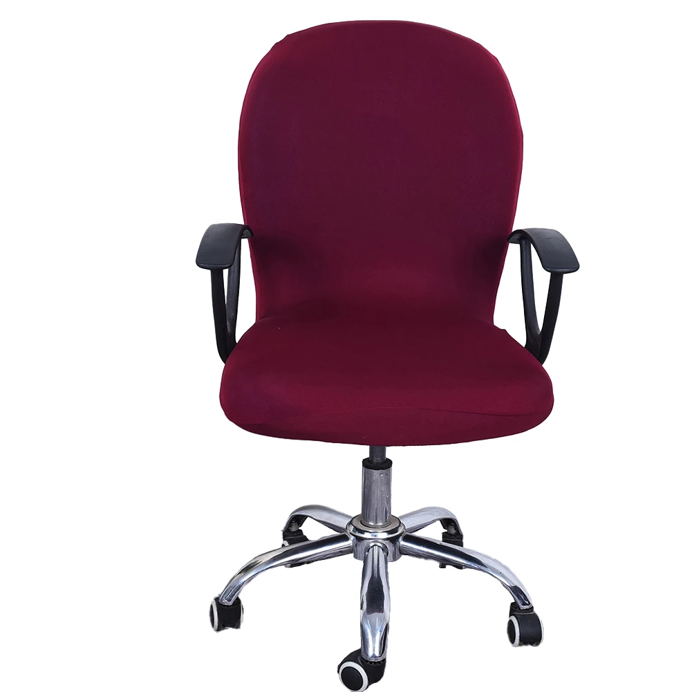 Furniture Slipcover Computer Chair Cover Home Decor Office Decor Black Stretchable Chair Cover Easy To Install