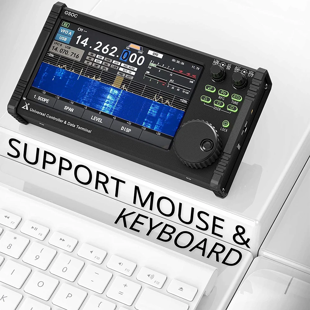 GSOC Touch Controller Multifunctional Radio Controller for XIEGU G90S/G90/X5105 SSB/CW/AM