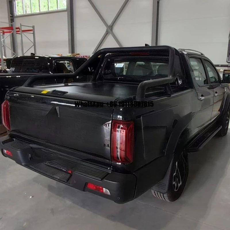 

Pickup Truck Roll-Up Tonneau Cover Canopy Roller Shutter Lid Aluminum Alloy Waterproof Tailbox Ram Custom Fit for GWM Pao Poer
