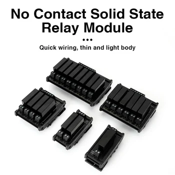1 2 4 6 8 Channel Solid State Relay Module PNP/NPN Board 5V 12V 24V 32V 60VDC PCB DC SSR Module