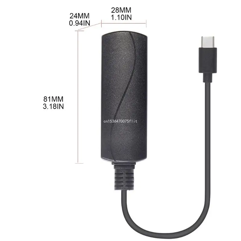 Imagem -06 - Conversor Carregamento Banda Larga com Fio Poe para Tipo-c 10 100mbps para Tablets Telefones