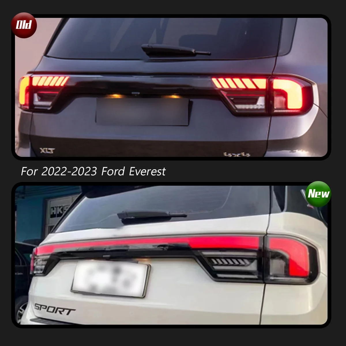 

TYPY Car Lights For Ford Everest 2022-2023 Taillight LED Projetor Tail Lamp Daytime Running Light Automotive Accessories