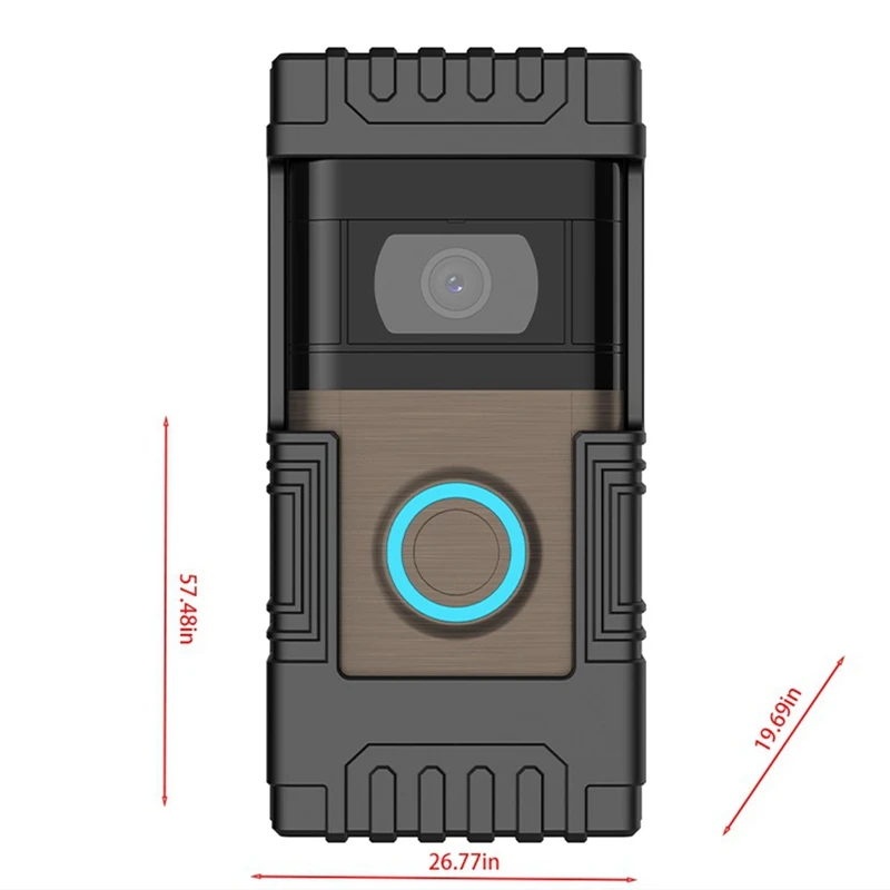 Für Ring Türklingel halterung 1/2/3/4. No Punch Türklingel halterung visuelle Türklingel Anti-Diebstahl-Schloss Türklingel Universal gehäuse