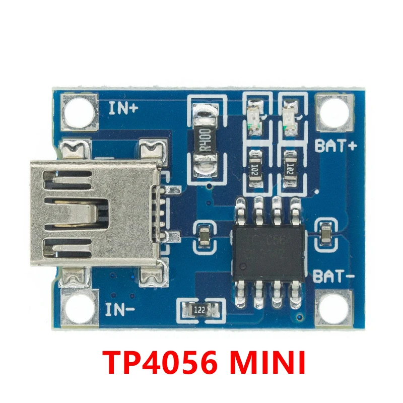 5PCS Type-c/Micro USB 5V 1A 18650 TP4056 Lithium Battery Charger Module Charging Board With Protection Dual Functions 1A Li-ion