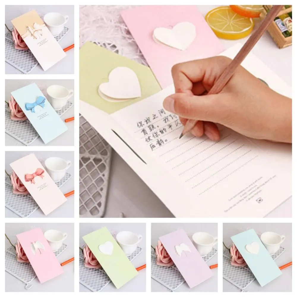 Greeting Cards Blessings Cards Wings Decoration Writing Message Cards Wedding Invitation Teachers' Day Greeting Letter Postcards