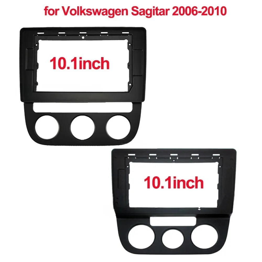 

For 2006-2010 VOLKSWAGEN SAGITAR 10.1inch Car Frame Fascia 25.65cm Adapter Radio DVD Dash Fitting Panel Kit Trim Without Battery