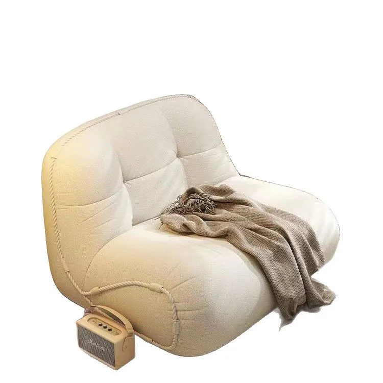 

Lazy, sofa, single, bedroom, lamb wool, leisure, backrest, chair