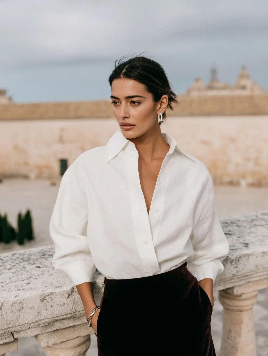 

Mia Muse Women's Shirts 2025 Autumn Daily Basic Plain Single Breasted Button Front Lantern Sleeve Shirt Collar Casual Shirts