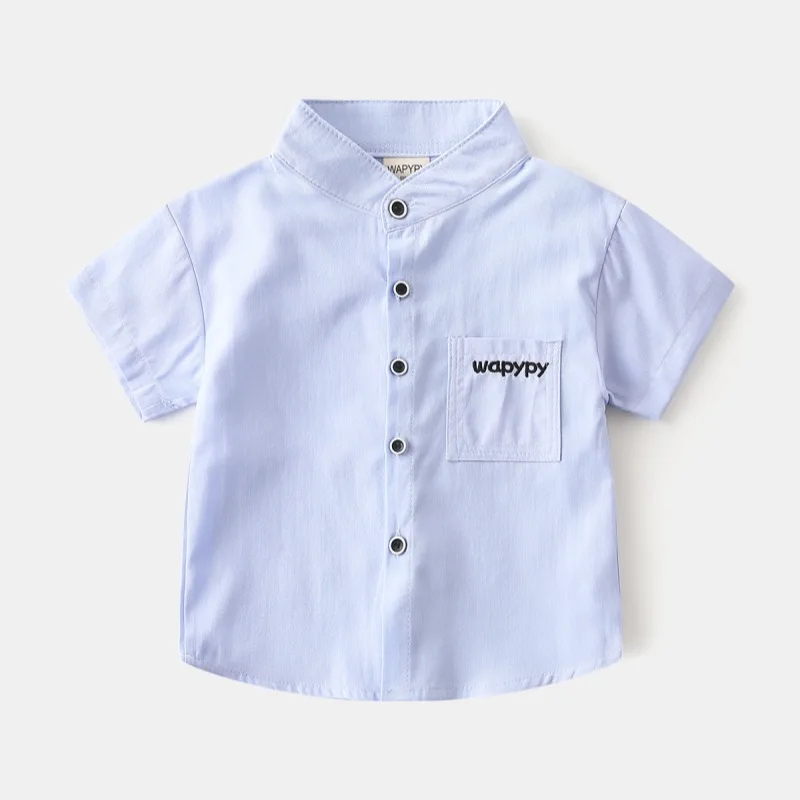 قمصان للأولاد الصغار من القطن للأطفال ملابس صيفية للأطفال