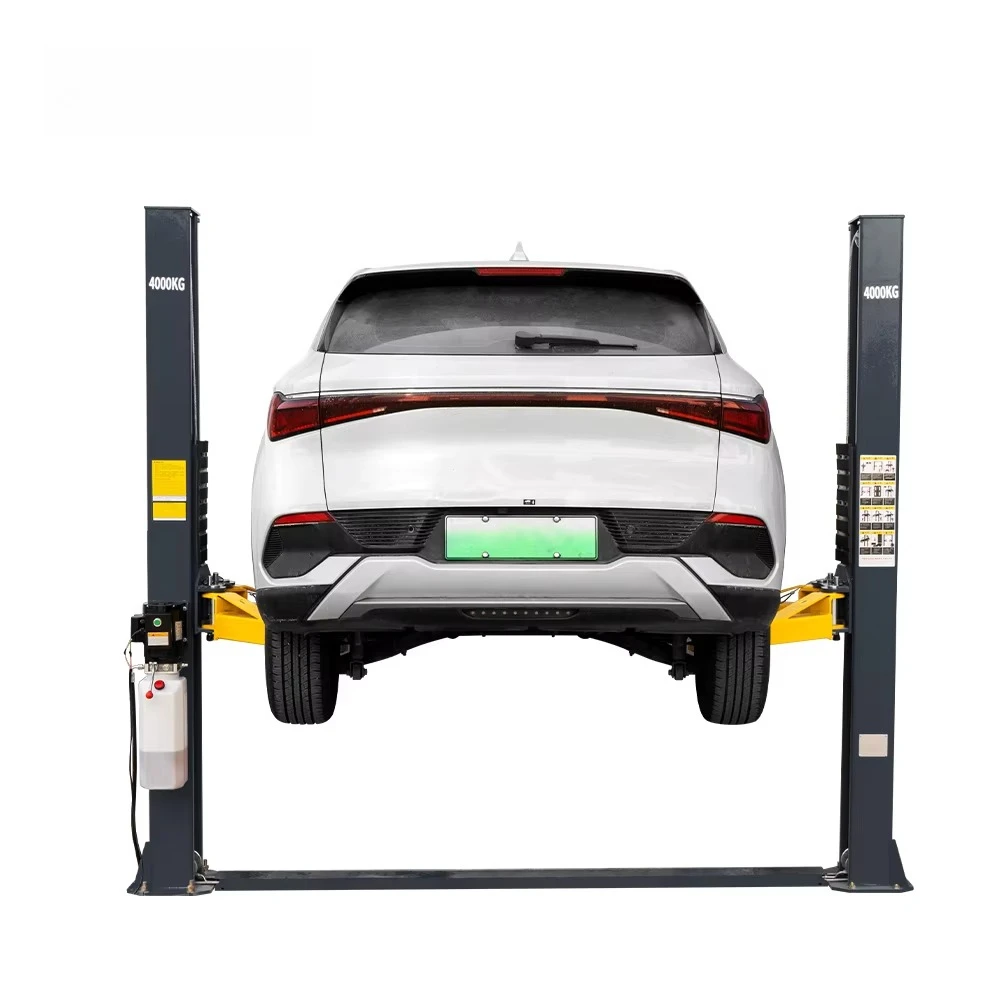 MOLISPEED 4 Ton Lifting 2 Post Floor clear Car Lift / Car Lifter Jack Car Lifter