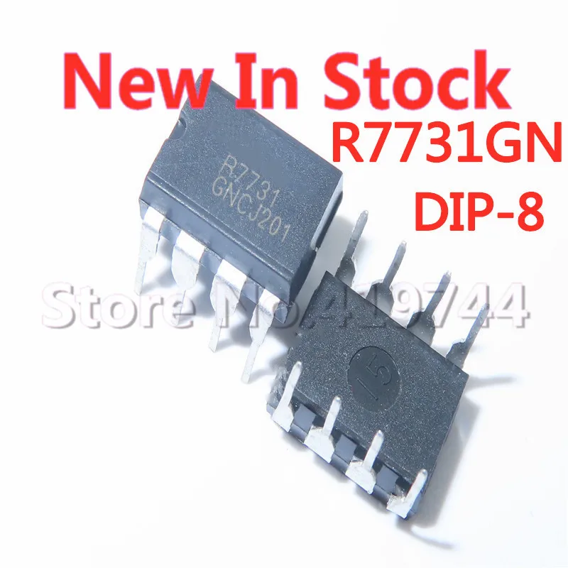 5PCS/LOT R7731 R7731GN DIP-8 Power Management IC In Stock NEW original IC