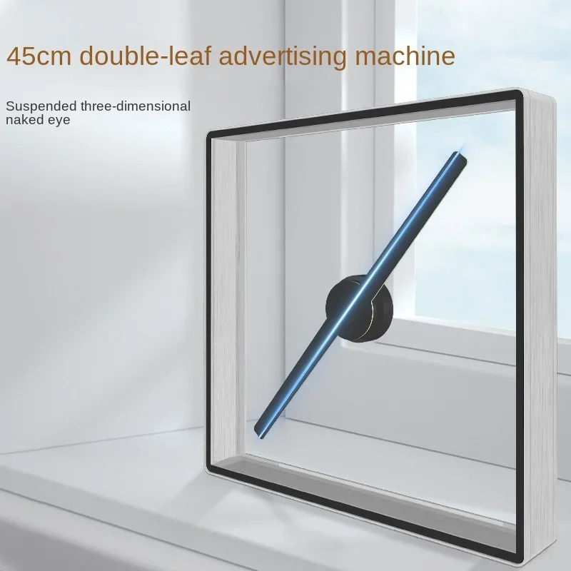 Three-Dimensional Suspension Imaging Screen and Naked-Eye 3D Holographic Projector for Eye-Catching Advertising