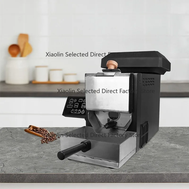 Mini Coffee Bean Roaster 200g Capacity Simulated Direct Flame Small Home Roaster for Perfect Brew