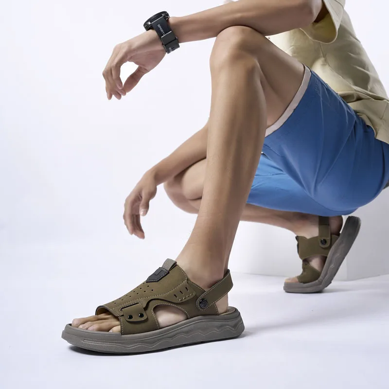 

Trendy men's summer shoes High quality designer classic style Fashion Street Outdoor beach Hot selling comfortable sandals