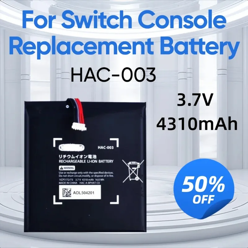 

3.7V 4310mAh HAC-003 HAC-006 for Nintend Nitendo Switch Console Replacement Battery