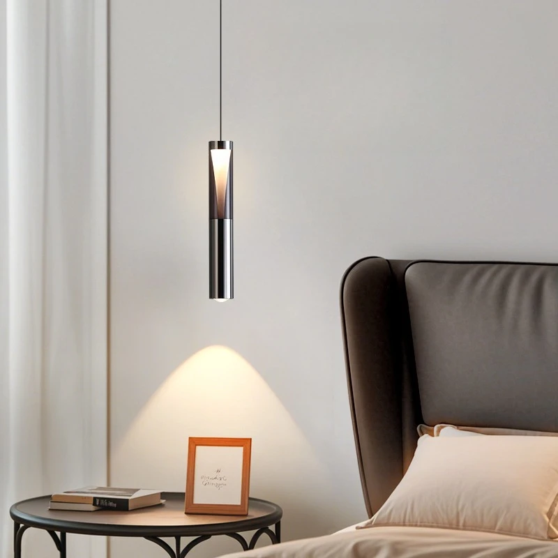 

Minimalist Nordic LED Spotlight Pendant Light For Bedside Bedroom Living Dining Room Island Home Decor Chandelier Pendant Lamps
