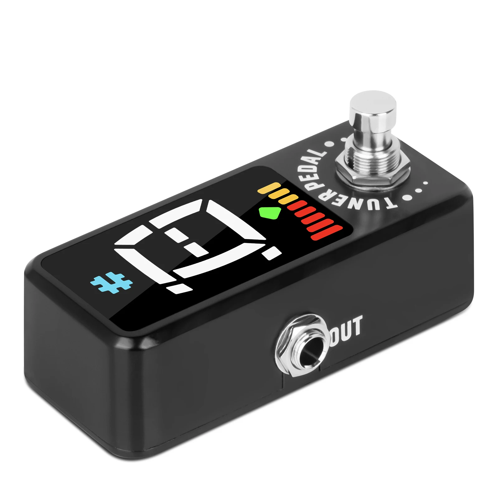 Movall MP322 Tuner Pedal Guitar Effects, Large Display, Highly Accurate