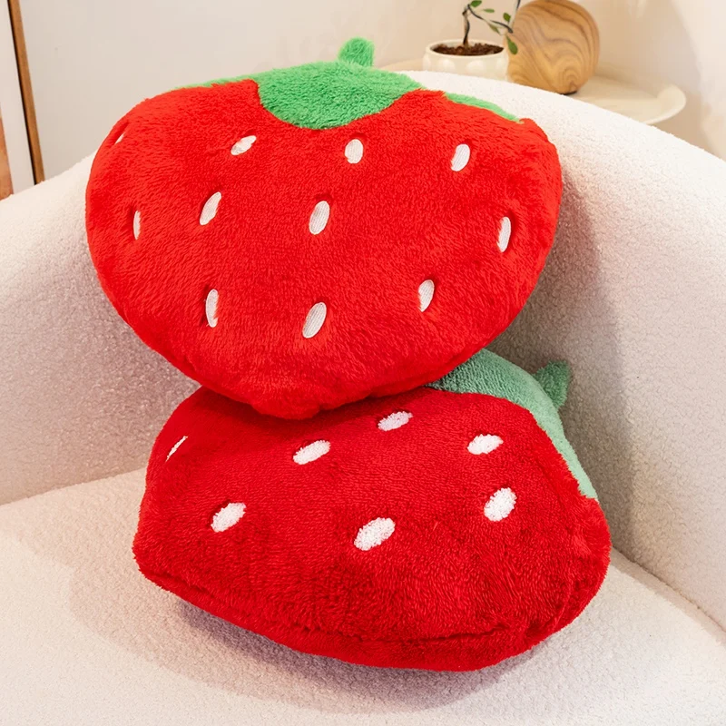 Jouet en peluche fraise doux 40cm, oreiller en peluche fraise mignon, coussin confortable aux fruits fraises, cadeaux d'anniversaire pour petite amie, nouvelle collection