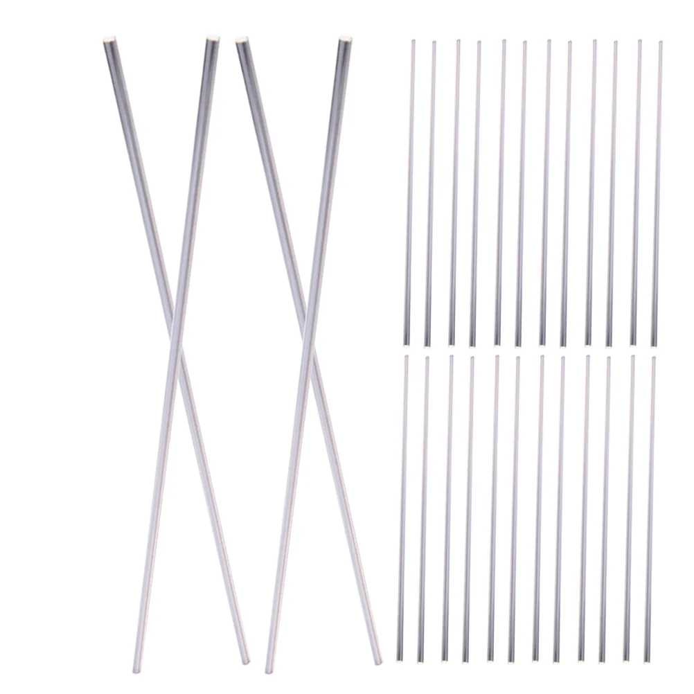 

30 шт. прозрачные акриловые дюбельные стержни для поделок своими руками, миниатюрная пейзажная поддержка, цветочная композиция, украшения, дюбельные палочки