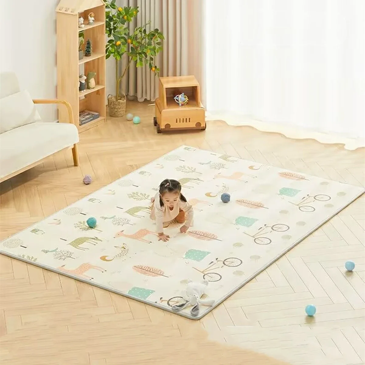 

Baby Crawling Play Mat New EPE Thicken Folding Carpet Play Mat for Children's Safety Mat Kids Rug Playmat 5 Sizes To Choose From
