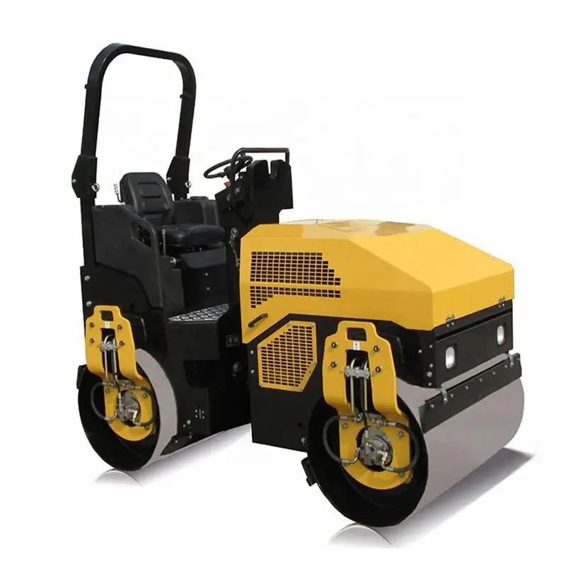 Supply Gasoline Walk Behind Double Drum Vibratory 20 Ton Road Roller Compactor