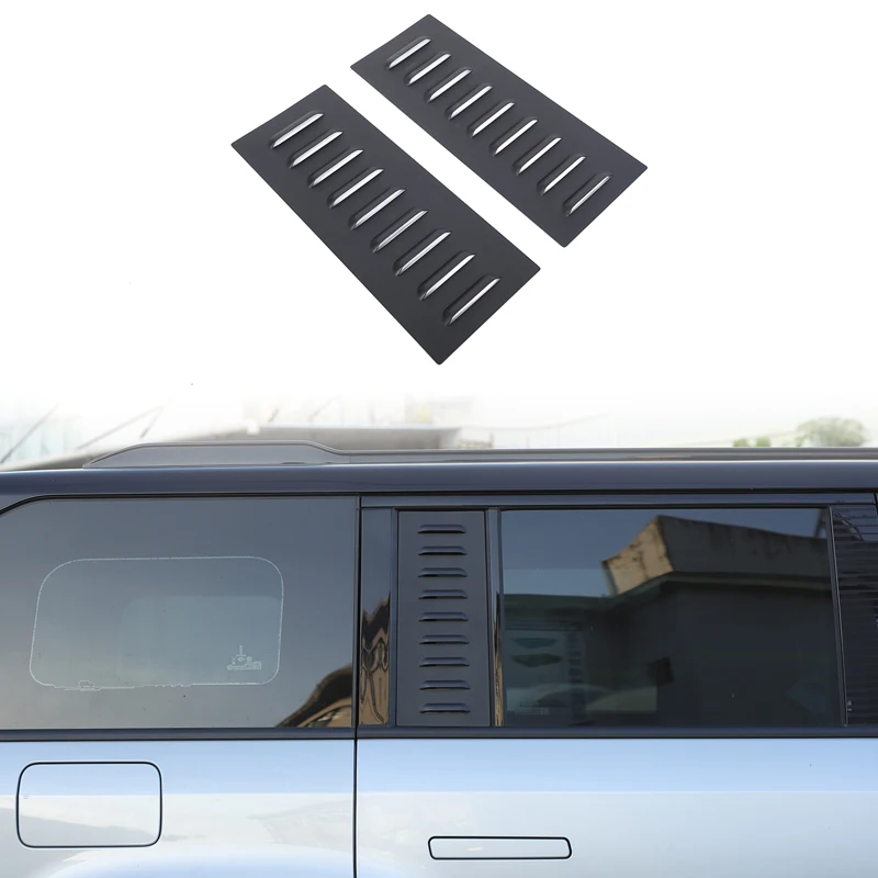 

For Chery ICAR 03/Jaeco J6/Chery J6 2024+ Automotive modified Automotive rear window louver decorative panel aluminum alloy
