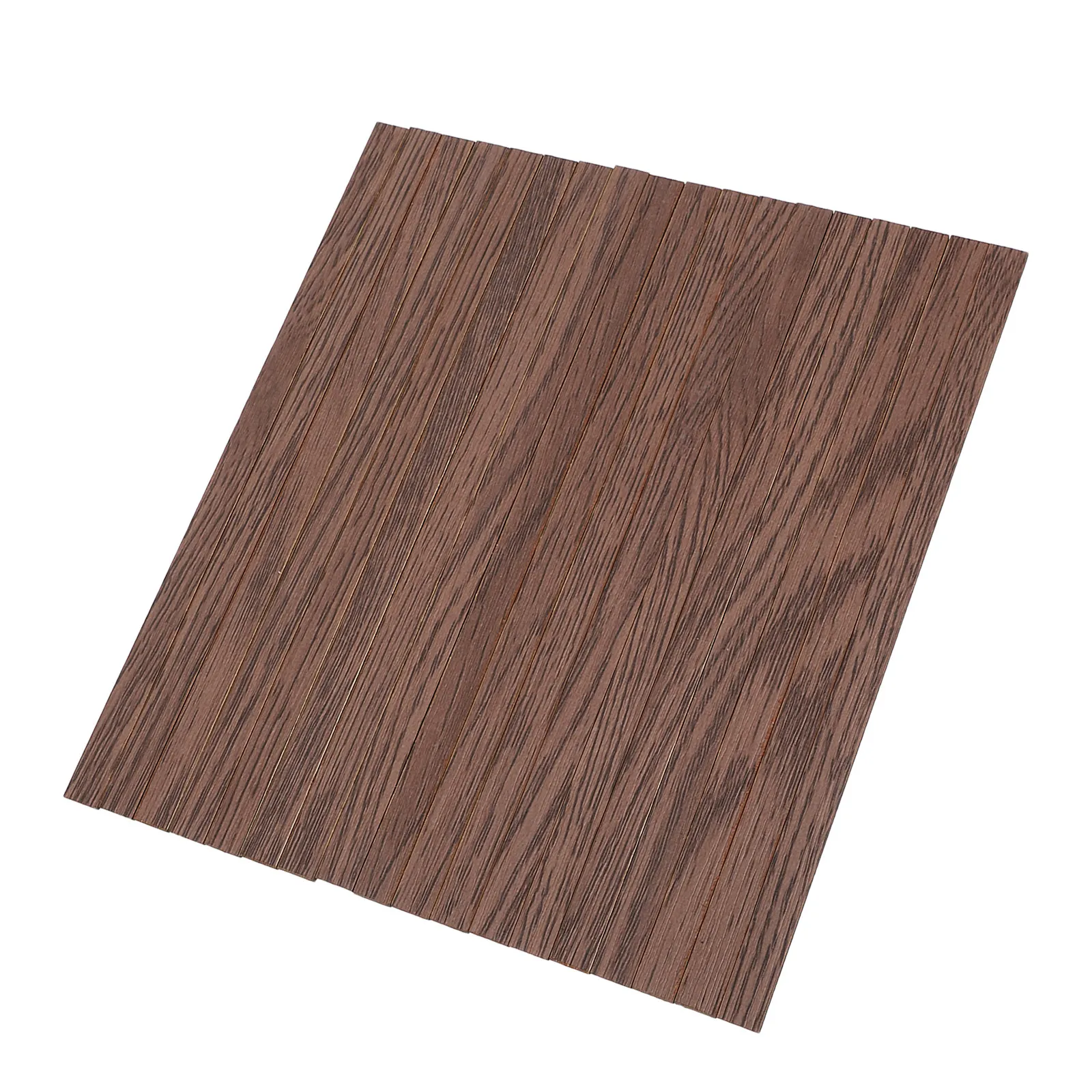 

18Pcs Dollhouse Flooring Self Adhesive Wood Grain Miniature Floor Tiles Peel and Stick for DIY Mini House Diorama Projects