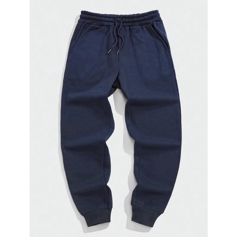 

Men's Solid Color Drawstring Waist Sweatpants Casual Comfort Loose Sports Pants Streetwear men clothing mens pants