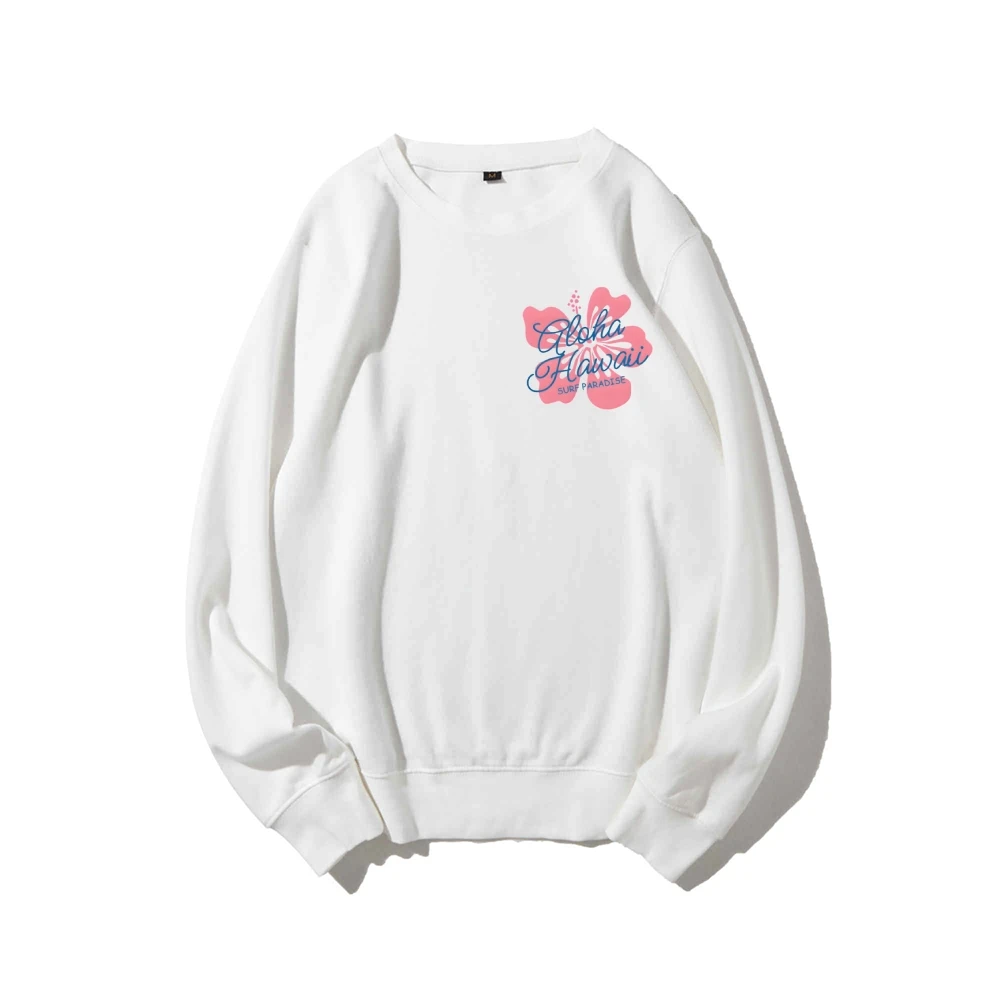 Aloha Hawaii  Sweatshirt Surf Paradise Casual Daily Wear Unisex with Multiple Colors Versatile Stylish Pullover New Arrival