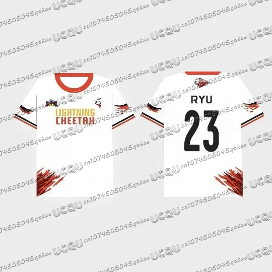 الصيف جولة الرقبة عارضة تايلاند الرجال والنساء Gmm التلفزيون الرياضة اجتماع الفانيلة 3D مطبوعة قصيرة الأكمام فريق الأحمر تي شيرت #4