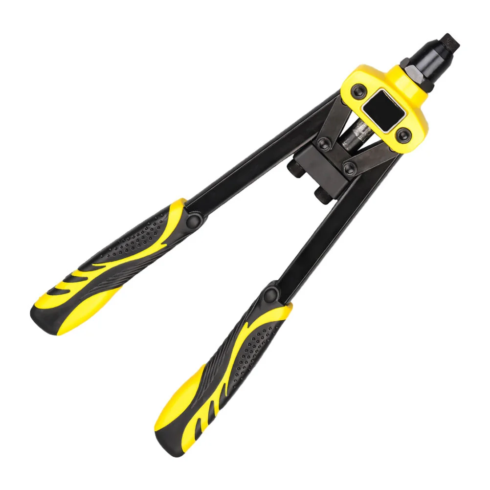 Manueller Nietschrauber, Nietschrauber aus Legierung, Handnietwerkzeug, arbeitssparendes Design, ergonomischer Griff, kompakte Größe, praktischer Doppelgriff