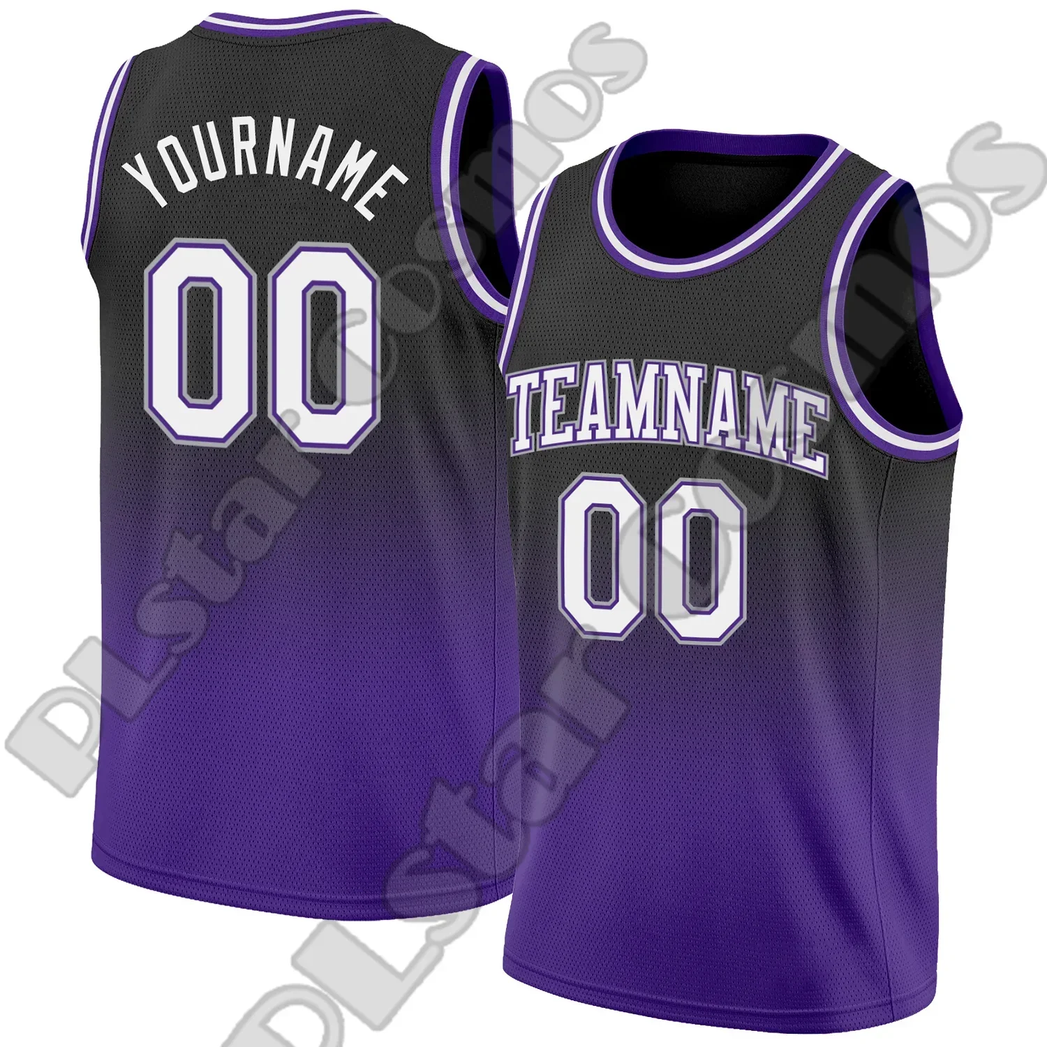 Custom Name Team Logo Pattern Basketball Jersey Shirts Breathable Sportswear 3DPrint Summer Casual Tank Top Vest Sleeveless AX7