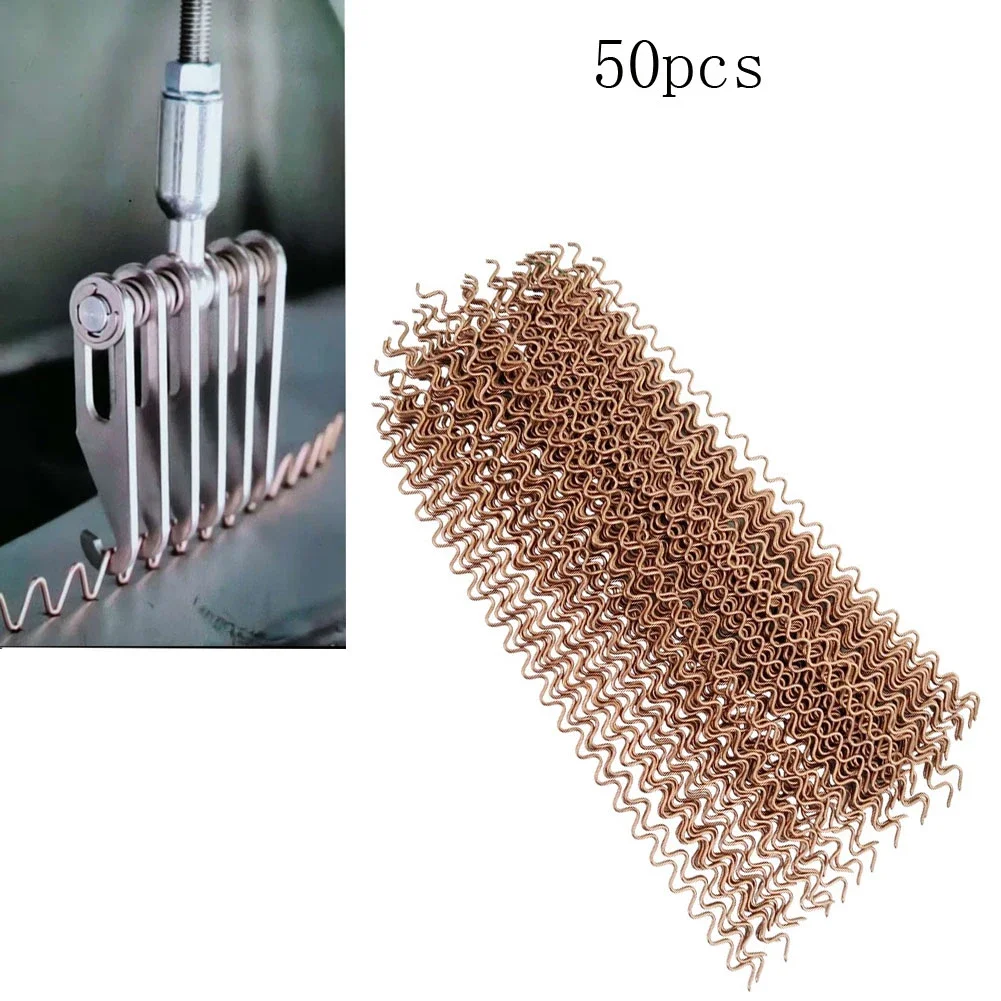 

50/100PCS Spot Welding Electrodes Wave Wires Spotter Consumable 320mmTo335mm For Car Body Repair Dent Puller Car Repair Tools