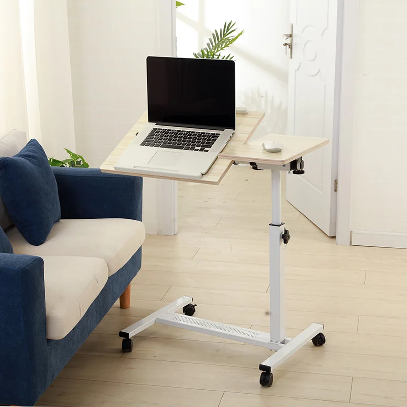 

Регулируемый мобильный компьютерный стол, портативная ленивая прикроватная тумбочка с функцией поднятия высоты, офисные и школьные принадлежности, аксессуары для стола