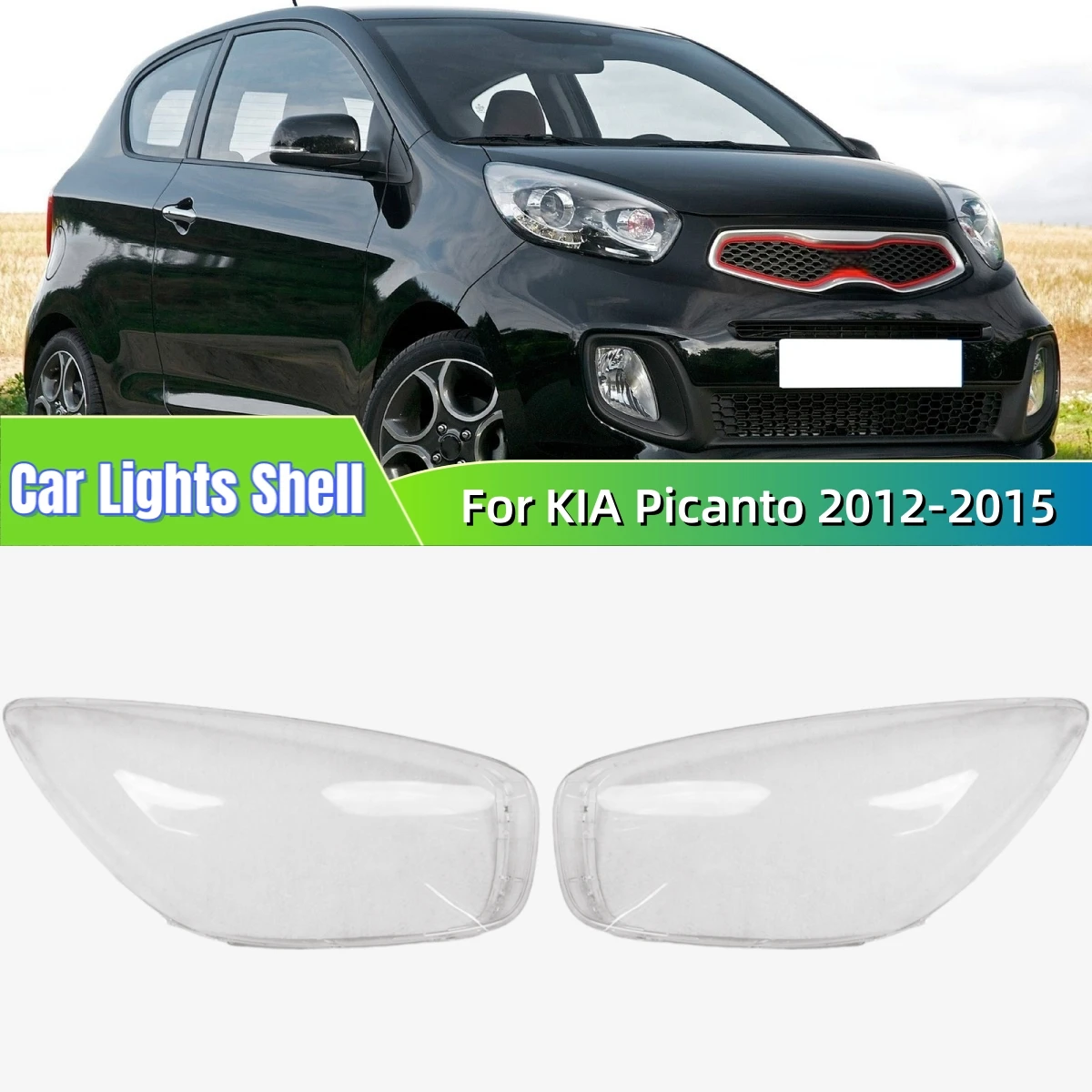 

Для KIA Picanto 2012 2013 2014 2015 автомобильные гаджеты, колпачки для абажуров, линзы для фар автомобиля, передняя фара, крышка объектива, корпус