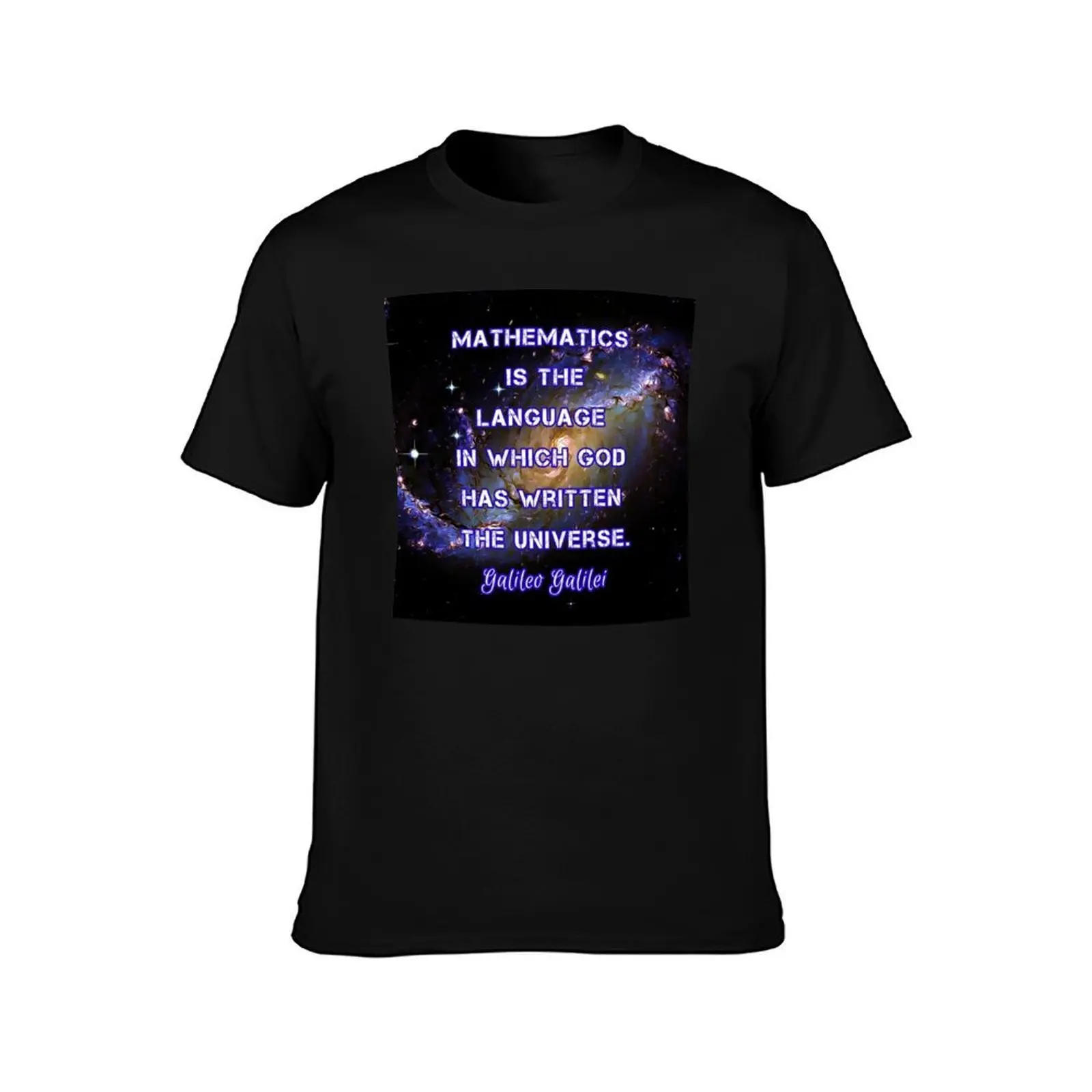 Mathematician Gift God Wrote Universe with Language Mathematics T-Shirt man t shirts for men casual T-Shirt