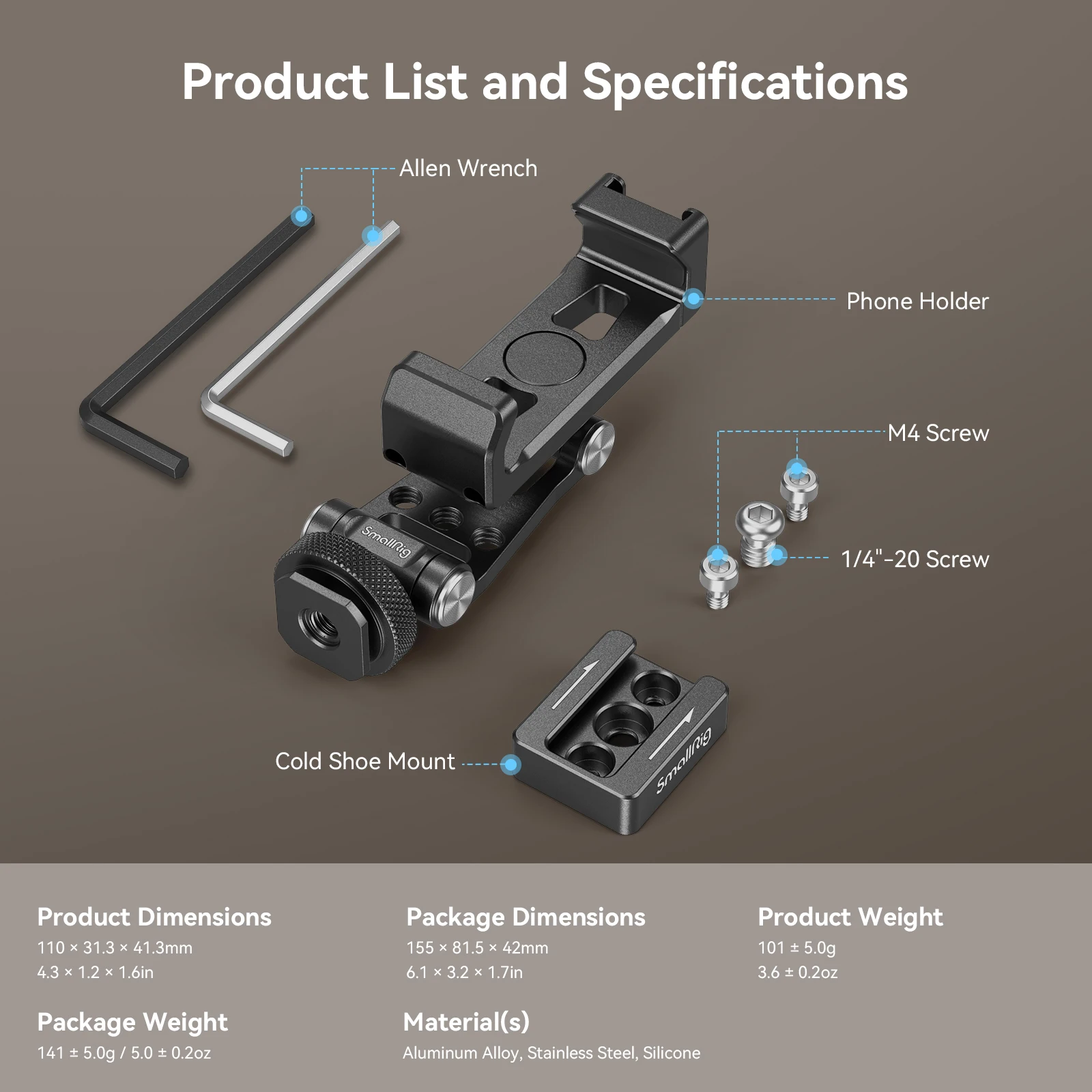 SmallRig DJI RS3 Phone Mount 4301