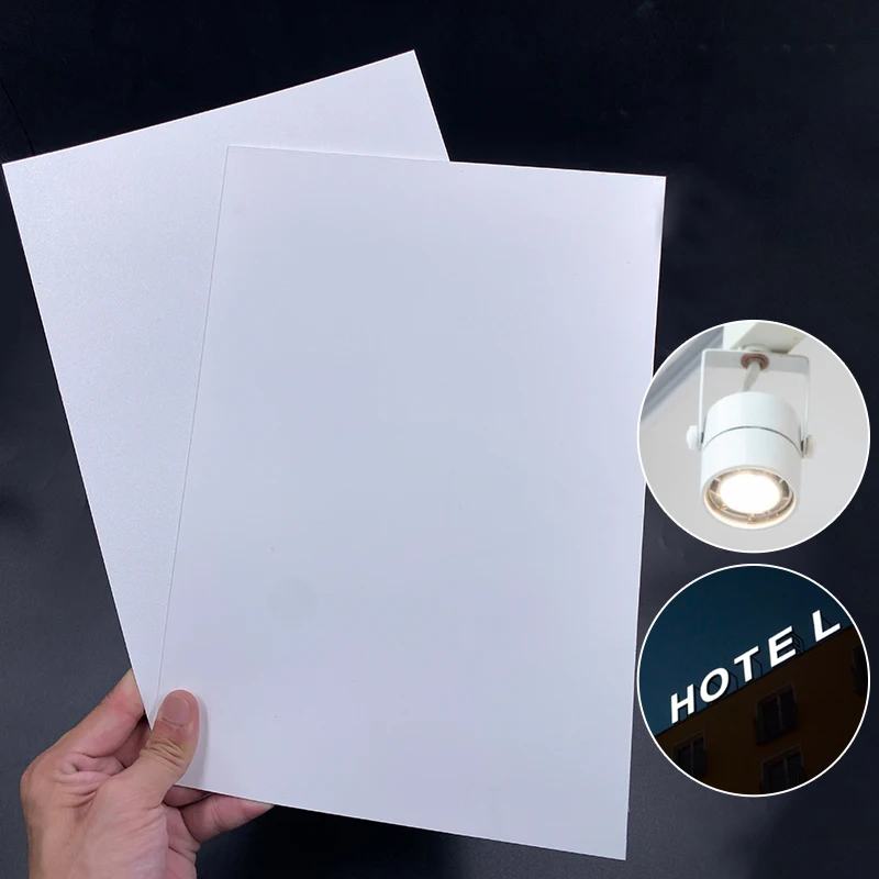 

NFF-RFB1302-800 A4 size 0.2 0.3 0.4 0.5 0.8mm thickness led lighting white plastic pc reflective film