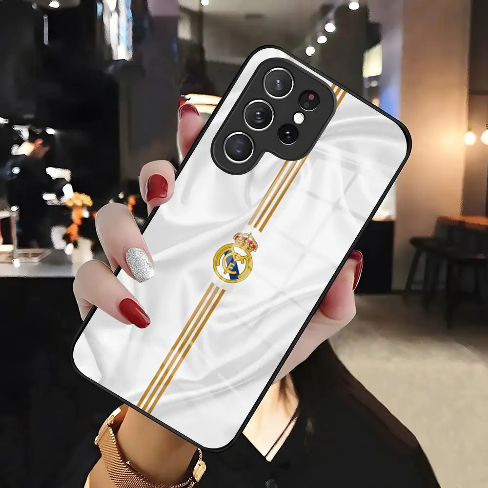 R-ReaL M-MaDriDS FC Handyhülle für Samsung S26 S25 Edge Ultra 24 23 22 21 Ultra Plus Fe A55 56 15 4G 5G Glasabdeckung – Detail 9