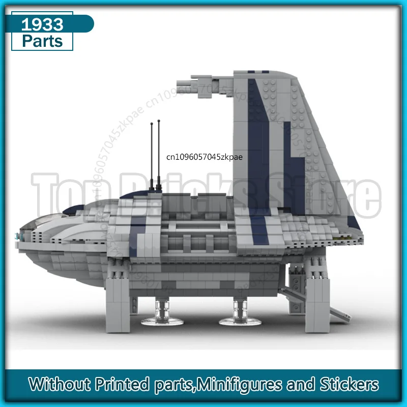 

Transport Shuttle MOC Building Block Starfighter Aircraft Transportion Technology Bricks Model Sets DIY Assembly Toys Xmas Gifts