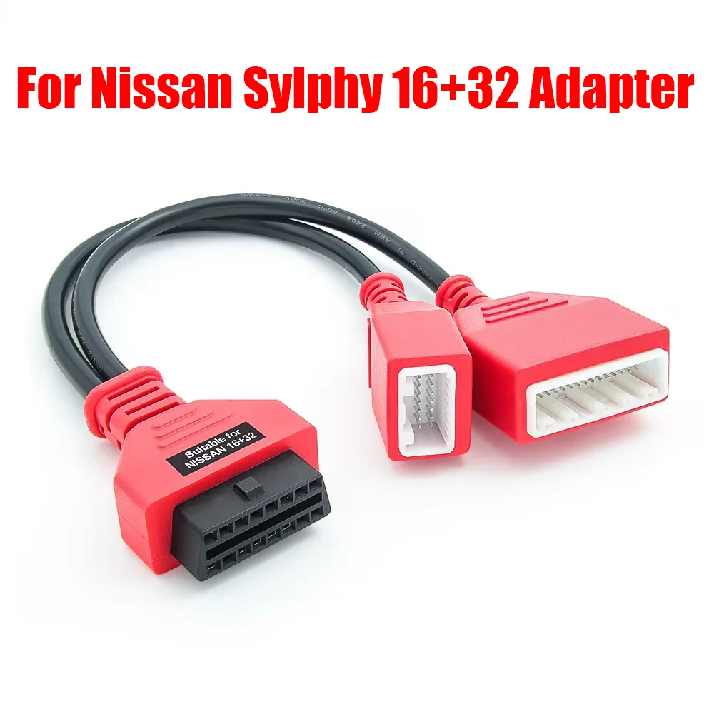 

Для Nissan Sylphy 16 + 32 адаптер шлюза OBD 16-контактный кабель SGW работает с Au-tel IM508 IM608 Lonsdor K518S