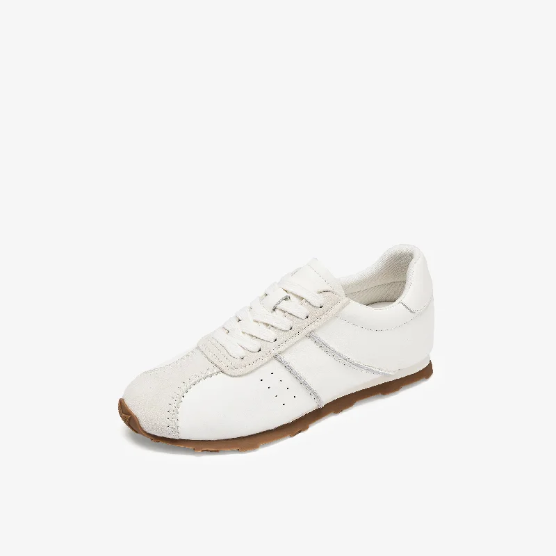 Fashion Womens Shoes Retro Luxury Genuine Leather Casual Shoes for Woman Exquisite Lace Sneakers Designer Shoes Zapatos De Mujer
