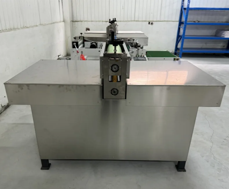 qwe Advanced Automatic Electric Roller Press & Cutting Machine for Textiles Production Line Bags Packaging Easy-to-operate