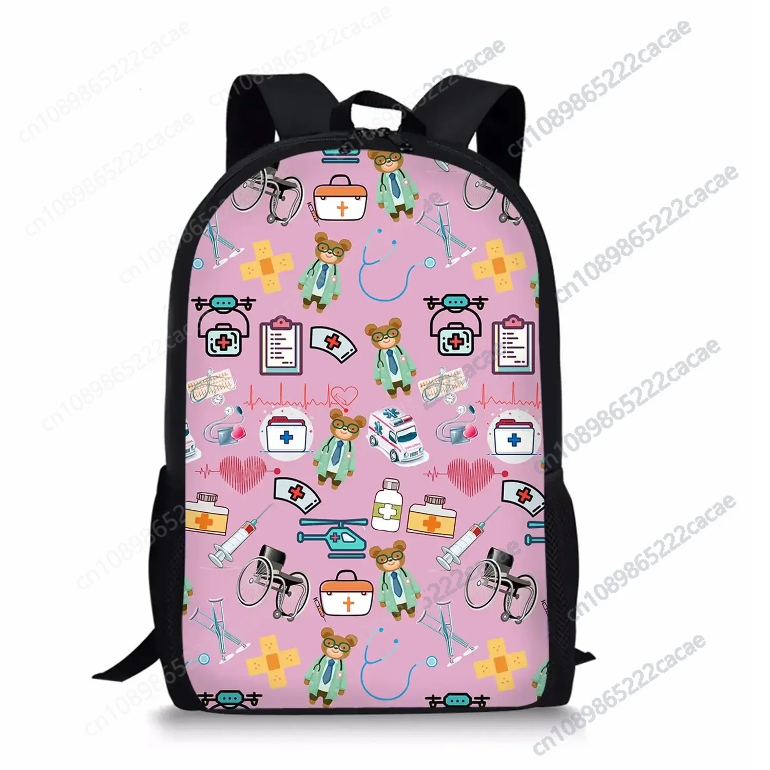 

Nurse Heart Printing School Bags Kids Primary Schoolbag Children Shoulder Bagpack Teenagers Doctor Bear Large Satchel Sac A Dos