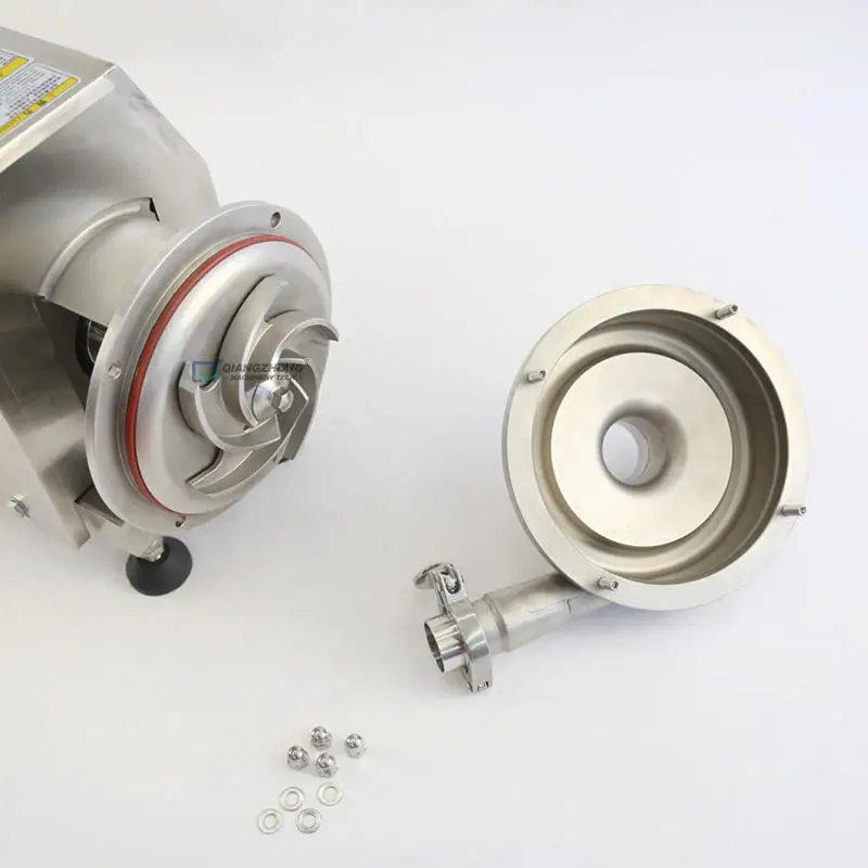 Stainless Steel SS304 SS316L Food Grade Milk Liquid Transfer Sanitary Centrifugal Pump