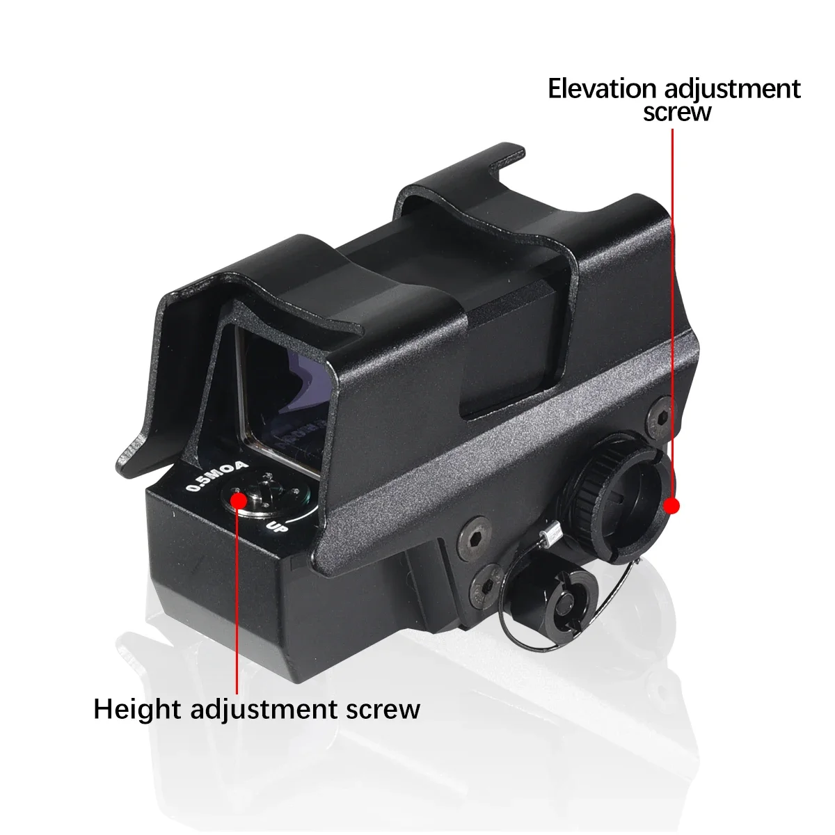 Tactical 8T Red Dot Sight 1x38mm Holographic Closed Optics RifleScope Fits 20mm Picatinny Hunting Airsoft with Full Markings