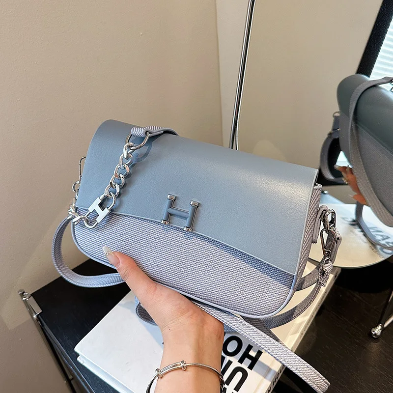 

2024 Новая женская роскошная сумка через плечо под мышками - стильная универсальная сумка через плечо для лета, элегантный дизайн